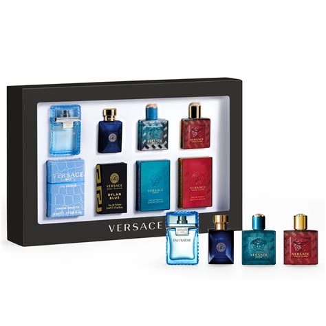 mini versace mens|versace mini aftershave set.